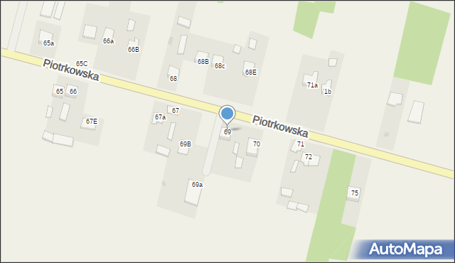 Pomorzany, Pomorzany, 69, mapa Pomorzany