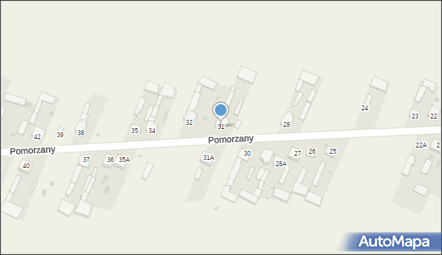 Pomorzany, Pomorzany, 31, mapa Pomorzany