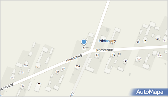 Pomorzany, Pomorzany, 54, mapa Pomorzany