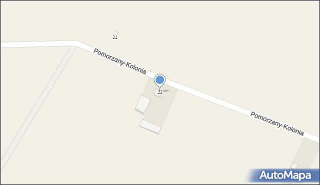 Pomorzany-Kolonia, Pomorzany-Kolonia, 22, mapa Pomorzany-Kolonia