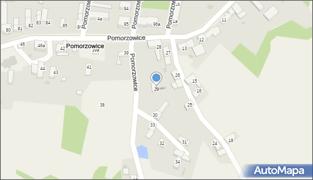 Pomorzowice, Pomorzowice, 29, mapa Pomorzowice