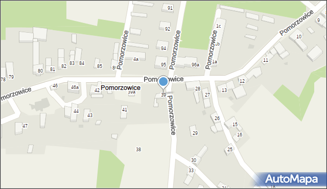 Pomorzowice, Pomorzowice, 39, mapa Pomorzowice