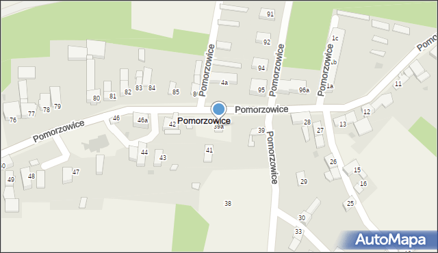 Pomorzowice, Pomorzowice, 39a, mapa Pomorzowice