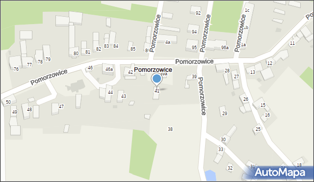 Pomorzowice, Pomorzowice, 41, mapa Pomorzowice