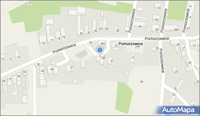 Pomorzowice, Pomorzowice, 45, mapa Pomorzowice