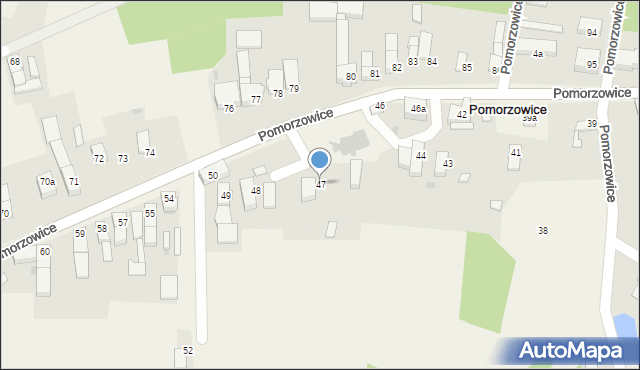 Pomorzowice, Pomorzowice, 47, mapa Pomorzowice