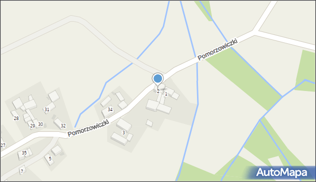 Pomorzowiczki, Pomorzowiczki, 2, mapa Pomorzowiczki