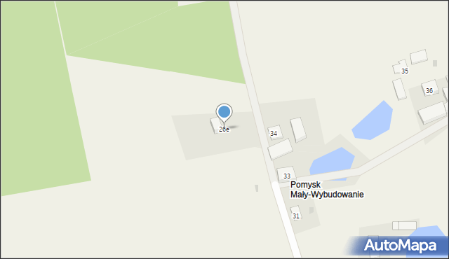 Pomysk Mały, Pomysk Mały, 26e, mapa Pomysk Mały