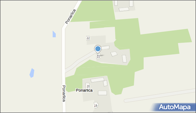 Ponarlica, Ponarlica, 21, mapa Ponarlica