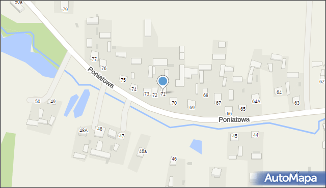 Poniatowa, Poniatowa, 71, mapa Poniatowa