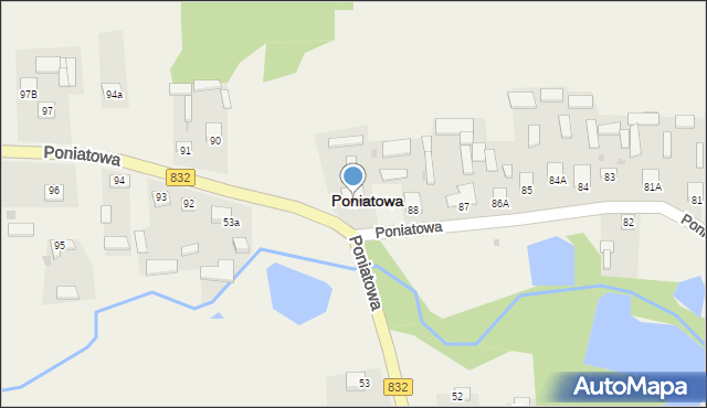 Poniatowa, Poniatowa, 89, mapa Poniatowa