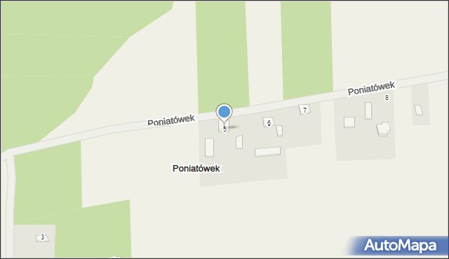 Poniatówek, Poniatówek, 5, mapa Poniatówek