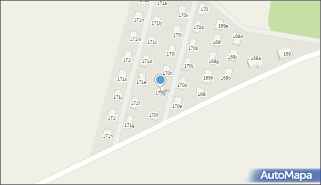 Poniatowice, Poniatowice, 170g, mapa Poniatowice