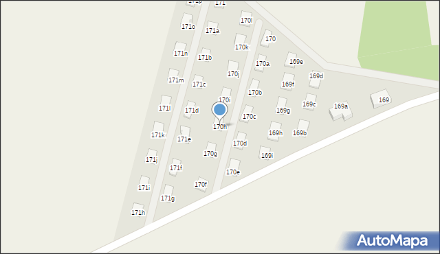 Poniatowice, Poniatowice, 170h, mapa Poniatowice