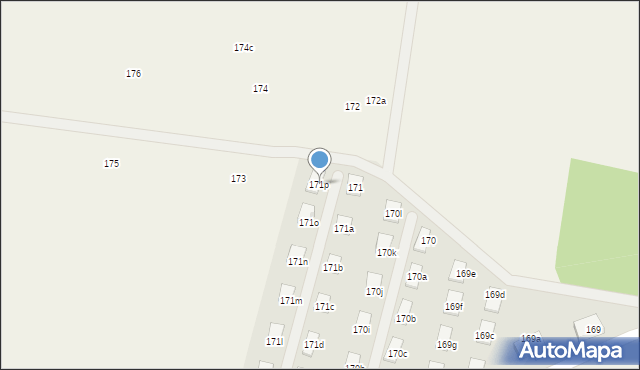 Poniatowice, Poniatowice, 171p, mapa Poniatowice