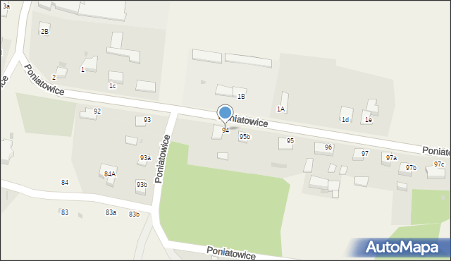 Poniatowice, Poniatowice, 94, mapa Poniatowice