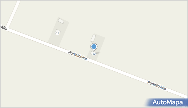Poniatówka, Poniatówka, 12, mapa Poniatówka