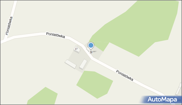 Poniatówka, Poniatówka, 38, mapa Poniatówka