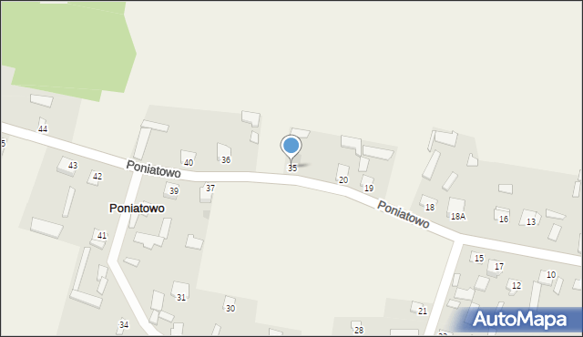 Poniatowo, Poniatowo, 35, mapa Poniatowo