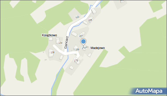 Ponikiew, Ponikiew, 207, mapa Ponikiew