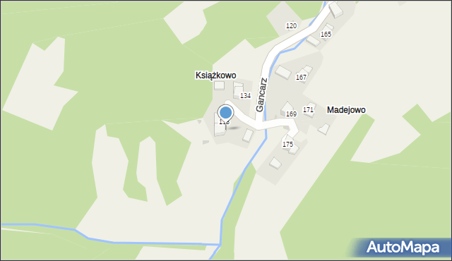 Ponikiew, Ponikiew, 211A, mapa Ponikiew