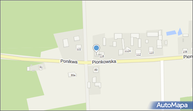 Ponikwa, Ponikwa, 118, mapa Ponikwa