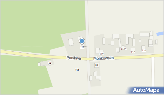 Ponikwa, Ponikwa, 122, mapa Ponikwa