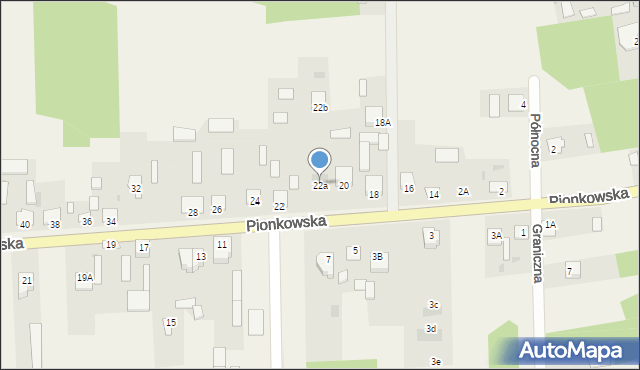 Ponikwa, Ponikwa, 22a, mapa Ponikwa