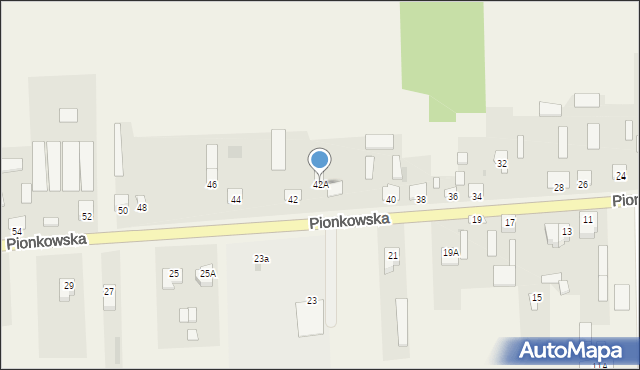 Ponikwa, Ponikwa, 42A, mapa Ponikwa