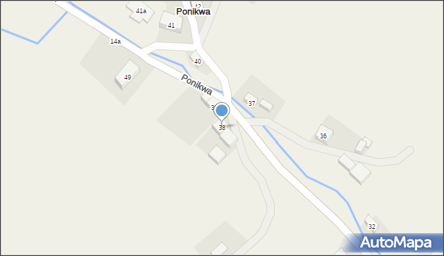 Ponikwa, Ponikwa, 38, mapa Ponikwa