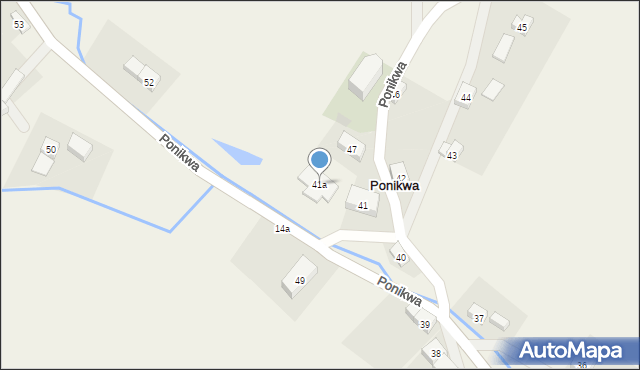 Ponikwa, Ponikwa, 41a, mapa Ponikwa