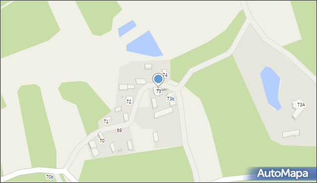 Ponurzyca, Ponurzyca, 73, mapa Ponurzyca