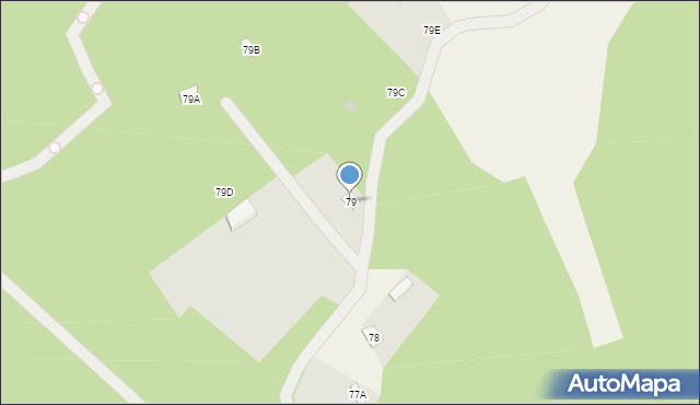 Ponurzyca, Ponurzyca, 79, mapa Ponurzyca