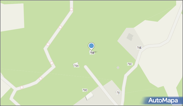 Ponurzyca, Ponurzyca, 79B, mapa Ponurzyca