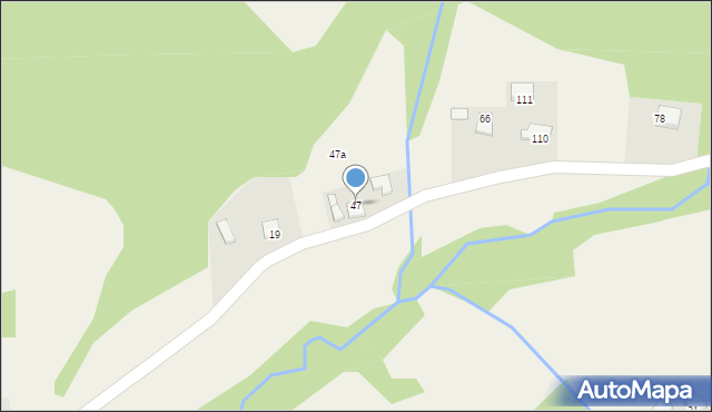 Popardowa, Popardowa, 47, mapa Popardowa
