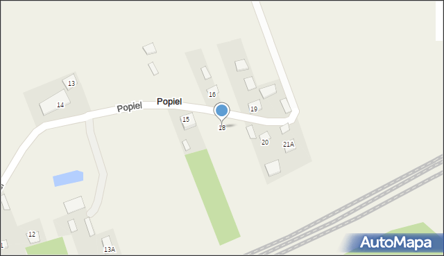 Popiel, Popiel, 18, mapa Popiel