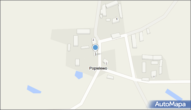 Popielewo, Popielewo, 3, mapa Popielewo