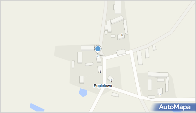 Popielewo, Popielewo, 4, mapa Popielewo