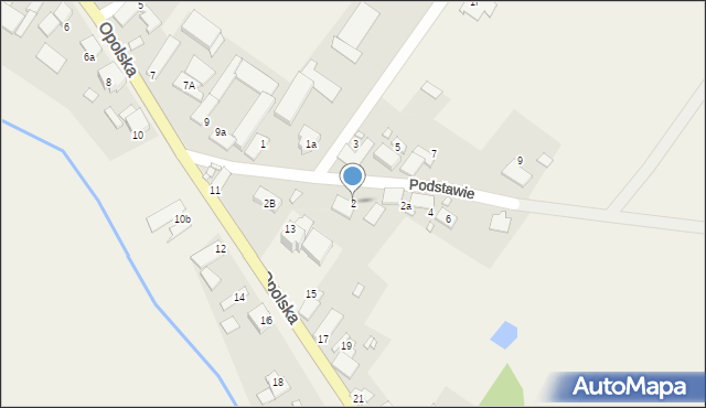 Popielów, Podstawie, 2, mapa Popielów