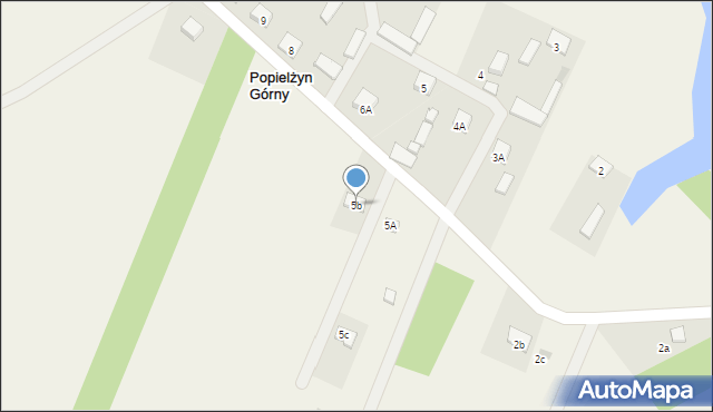 Popielżyn Górny, Popielżyn Górny, 5b, mapa Popielżyn Górny