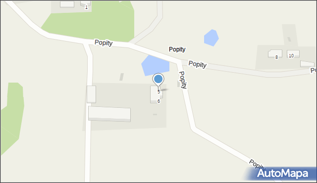 Popity, Popity, 5, mapa Popity