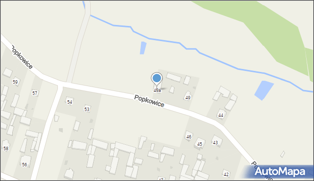 Popkowice, Popkowice, 49a, mapa Popkowice