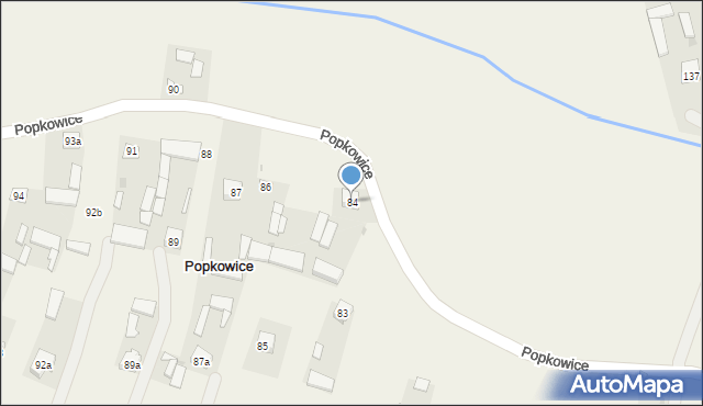 Popkowice, Popkowice, 84, mapa Popkowice