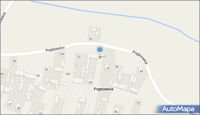 Popkowice, Popkowice, 88, mapa Popkowice