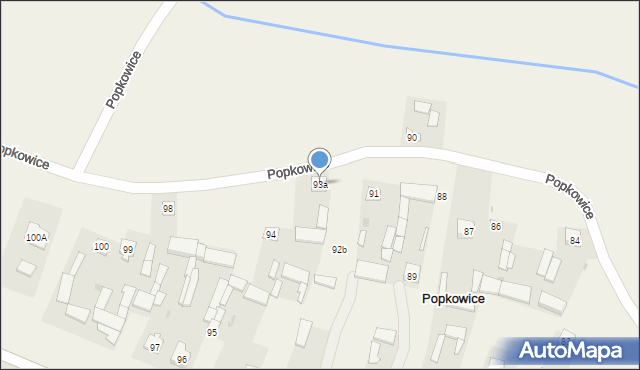 Popkowice, Popkowice, 93a, mapa Popkowice
