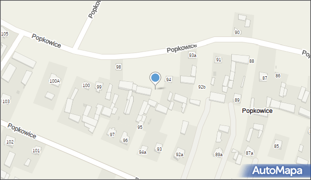 Popkowice, Popkowice, 95, mapa Popkowice