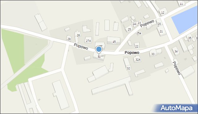 Popowo, Popowo, 31, mapa Popowo