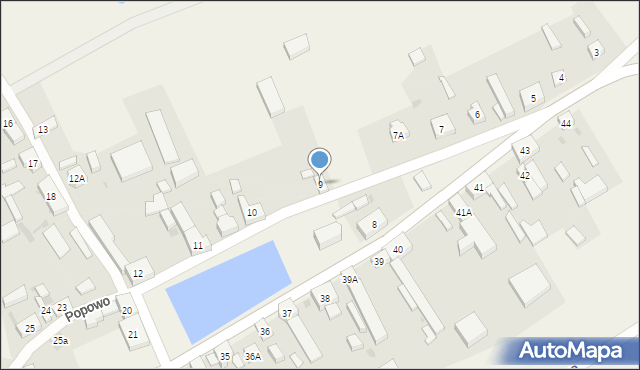 Popowo, Popowo, 9, mapa Popowo