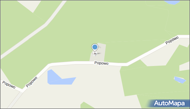 Popowo, Popowo, 75, mapa Popowo