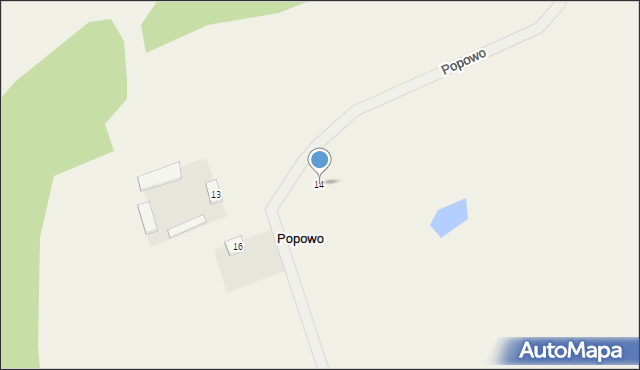 Popowo, Popowo, 14, mapa Popowo